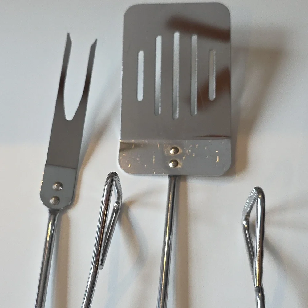 Wood Handle BBQ Tool Set